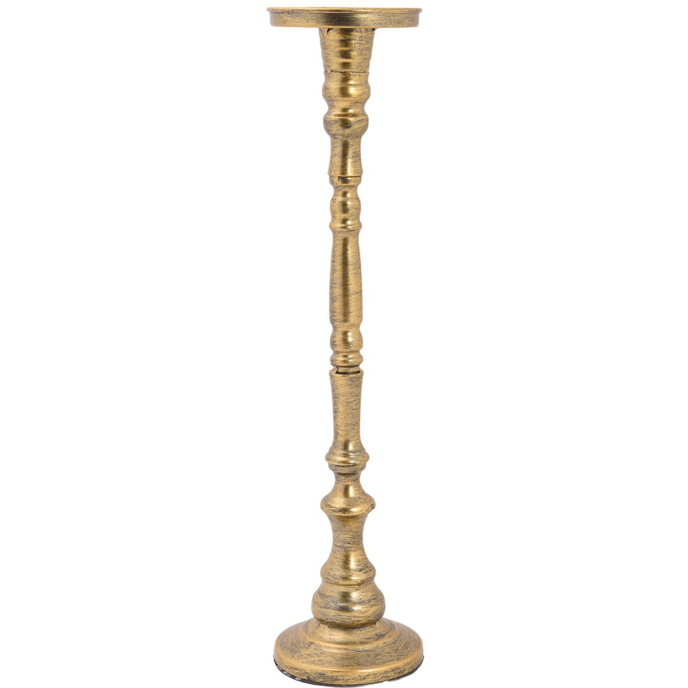 Jasmine Standing Candle Holder Gold Image 2