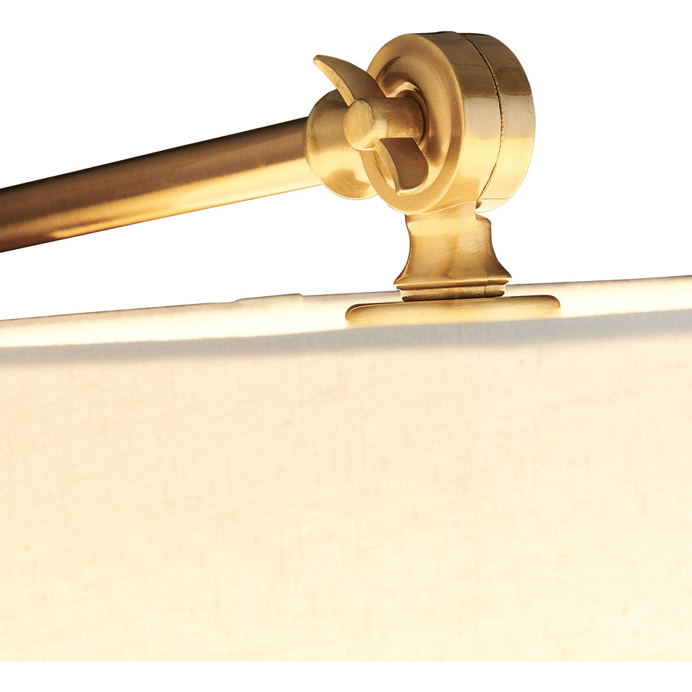 Wilko Gold Effect Adjustable Floor Lamp Image 5
