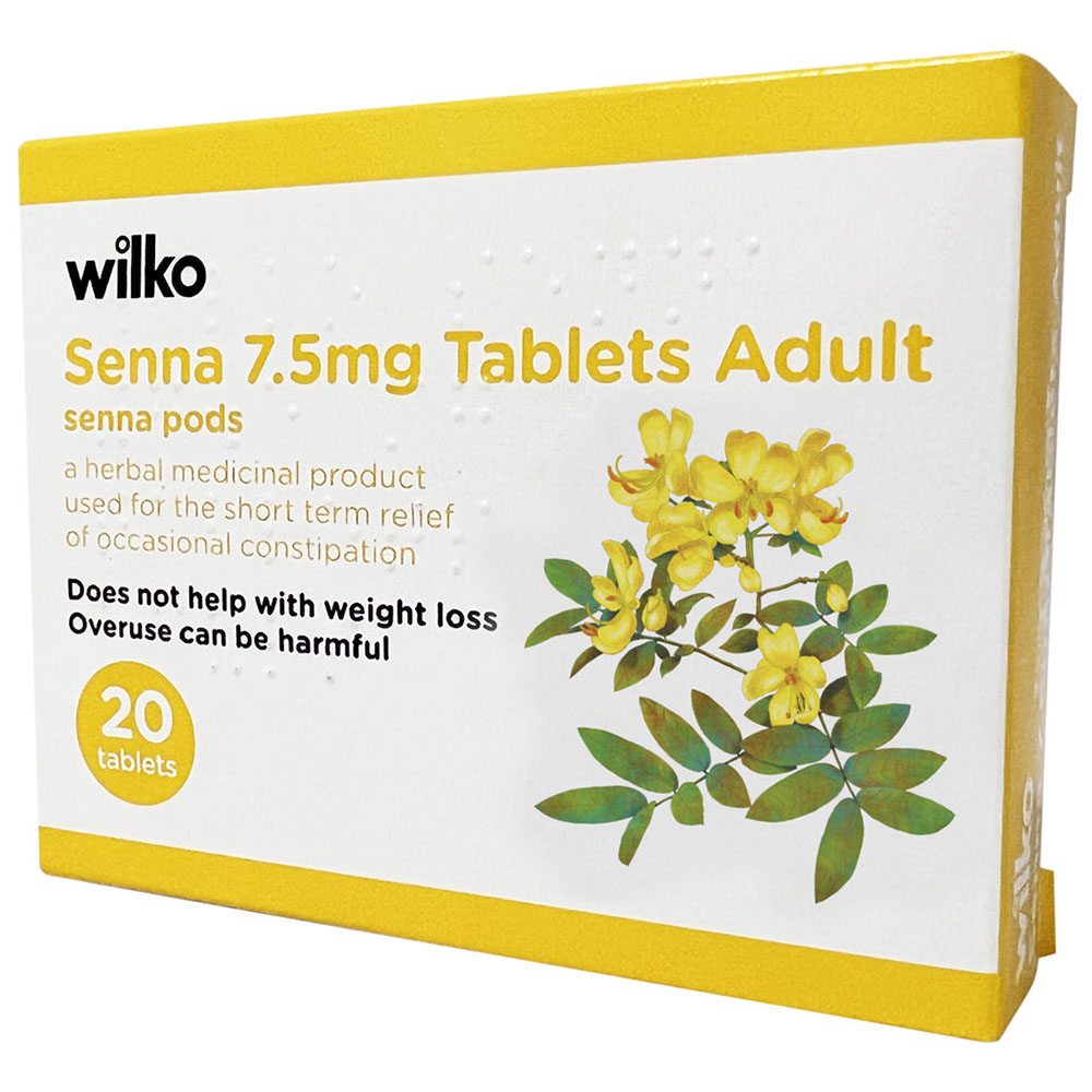 Wilko Senna Tablets 7.5mg 20 Tablets Image 2
