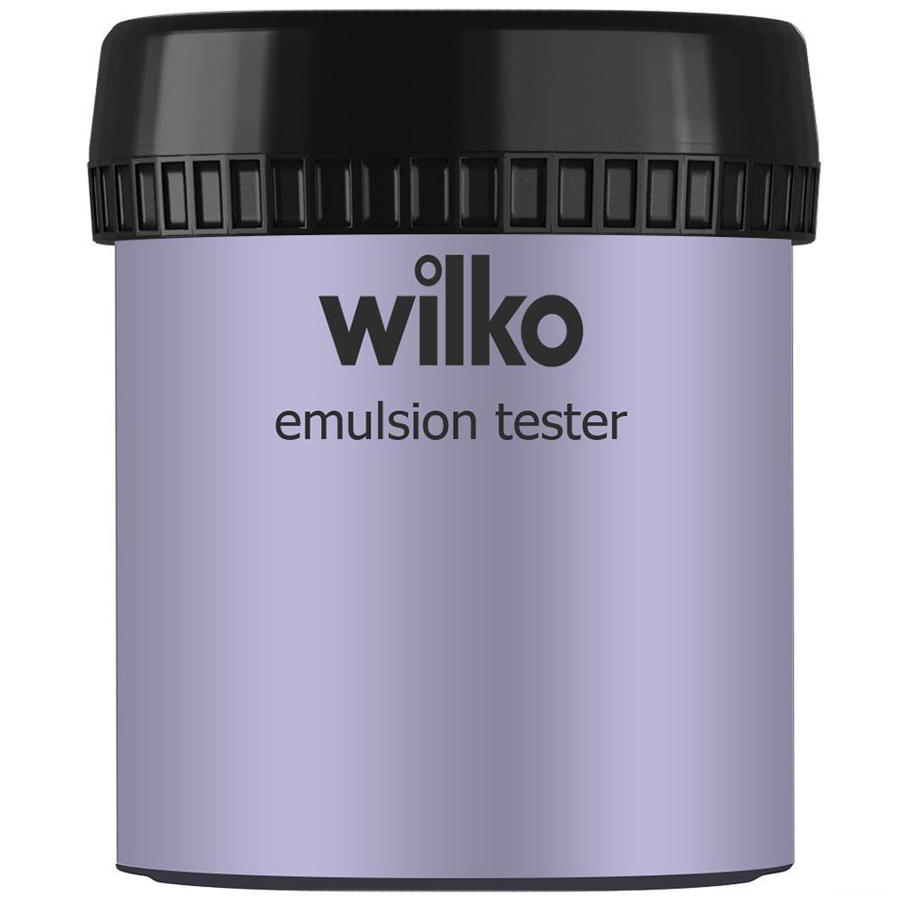 Wilko Powder Purple Emulsion Paint Tester Pot 75ml Image 1