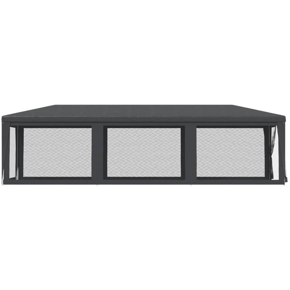 vidaXL 3 x 9m Anthracite Foldable Party Tent with 8 Mesh Sidewalls Image 4