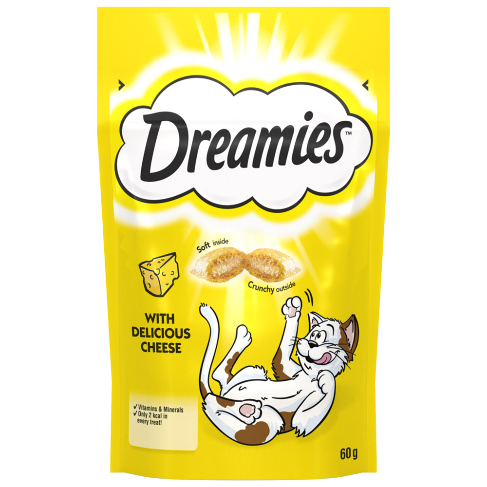 Dreamies Cheese Cat Treats 60g Image 3
