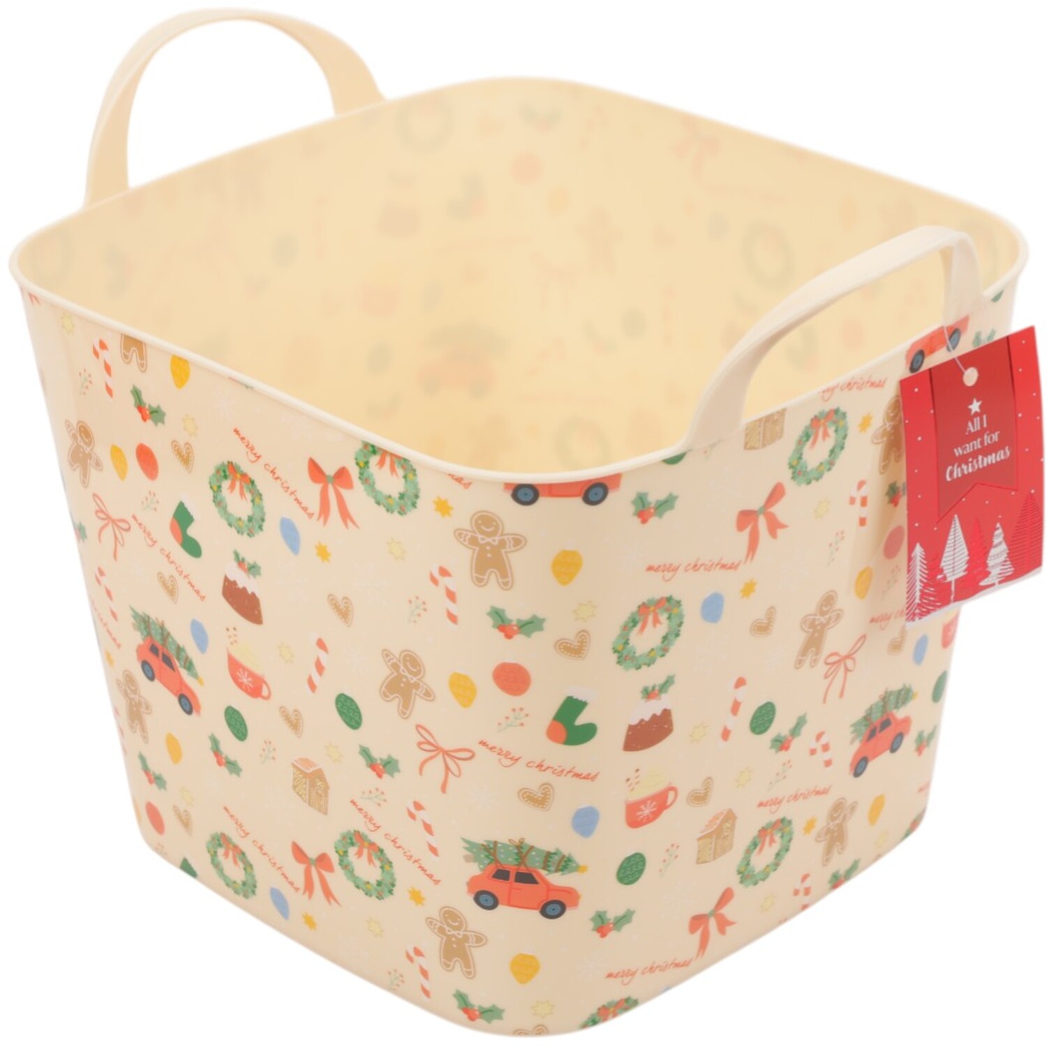 Cosy Christmas Cleaning Caddy Neutral Image 4