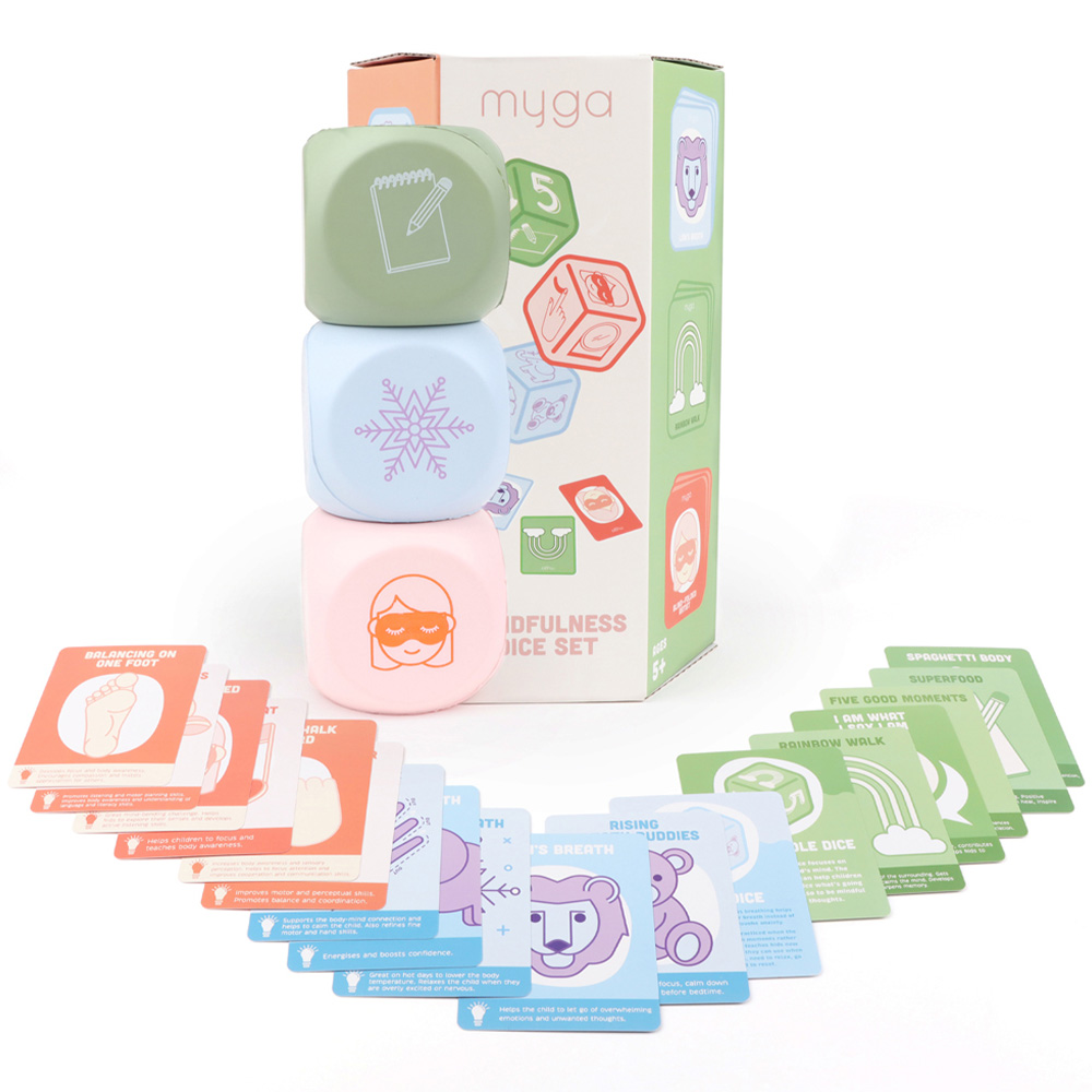 Myga Kids Mindful Dice and Card set Image 1