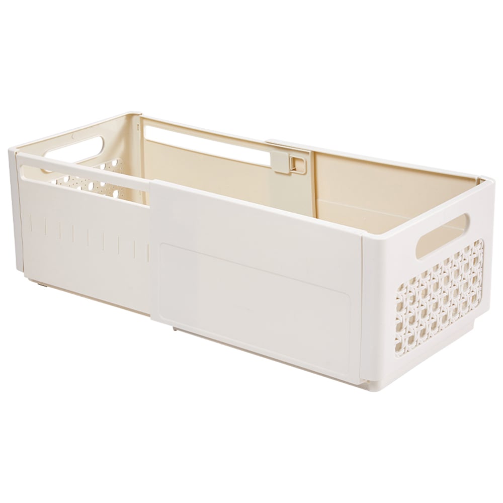 H&O Direct Small Plastic Expandable Storage Organiser Image 1
