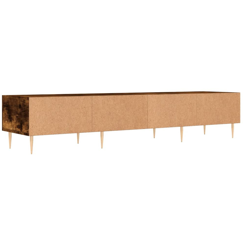 vidaXL 3 Drawer Smoked Oak TV Cabinet Image 8