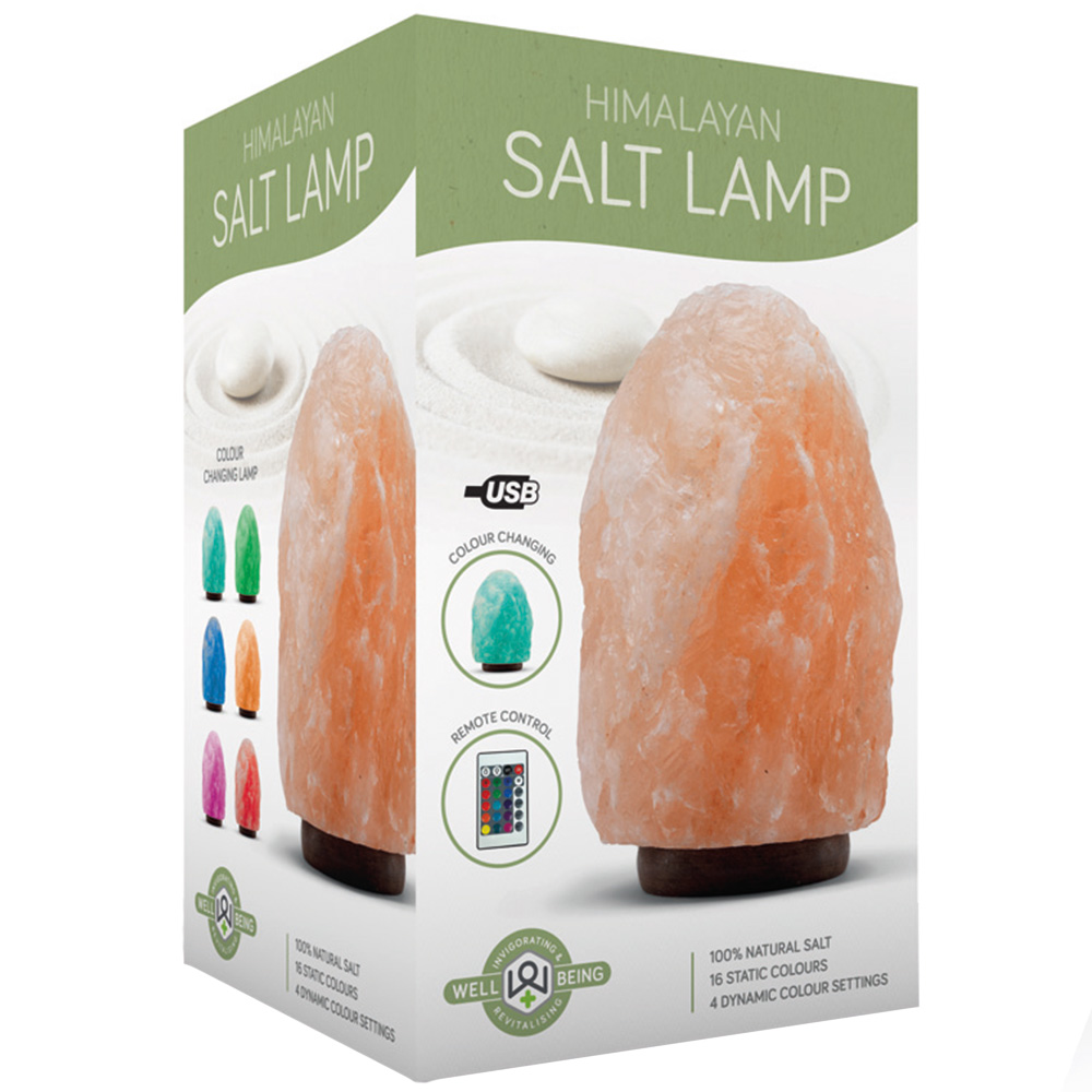 Wellbeing Colour Changing Himalayan Salt Lamp Image 6