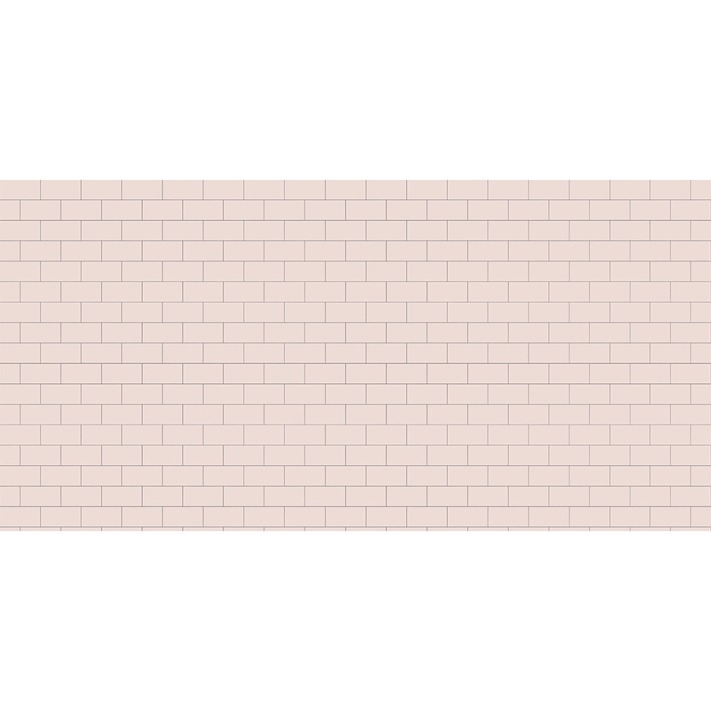 Wetwall Blush Composite Tile Bathroom Wall Panel 1220 x 2440mm Image 2