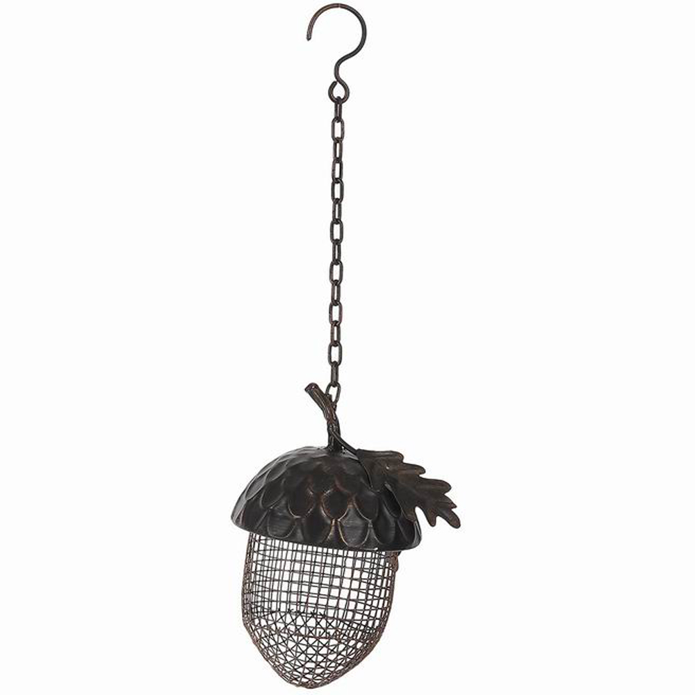 Acacia Home Metal Hanging Bird Feeder 43cm Image 1