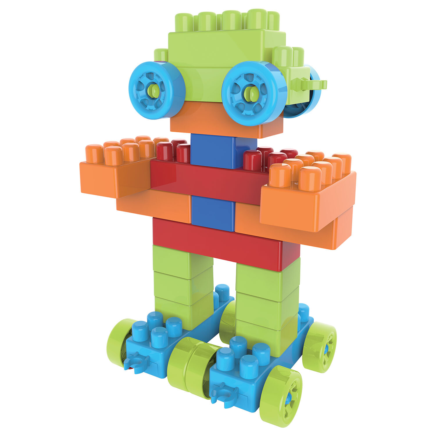 182 Piece Tub of Blocks - Multicolour Image 4