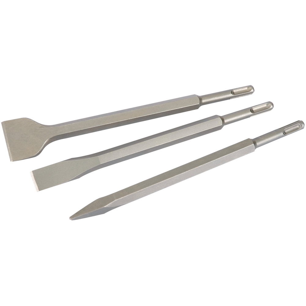 Draper SDS Plus 3 Piece Chisel Set Image 1