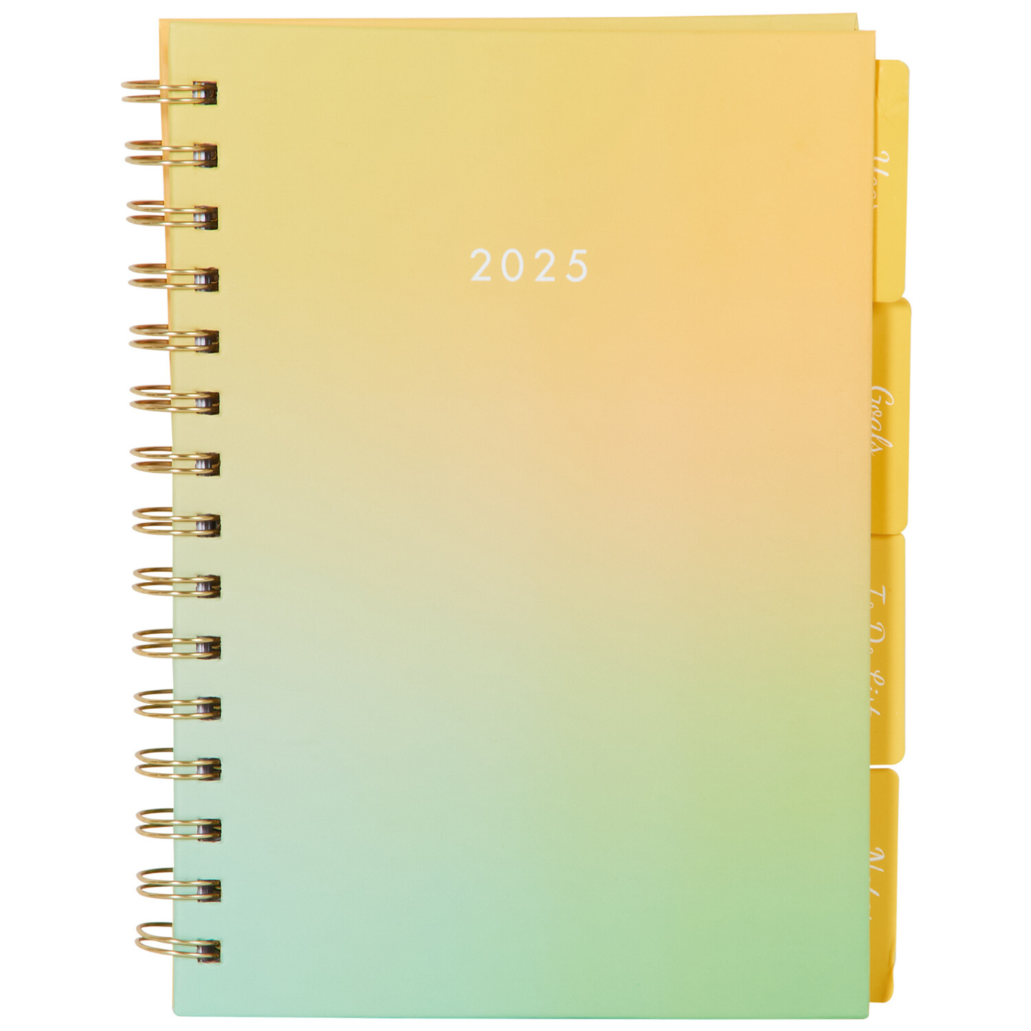 2025 Gradient Organiser with Dividers A5 - Multicolour Image 4