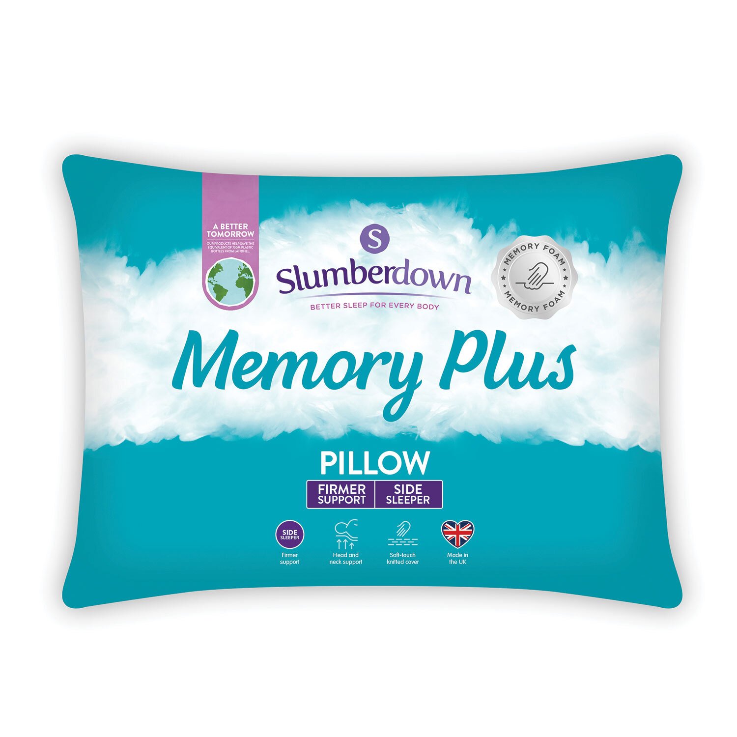 Slumberdown Memory Plus Pillow Image 1