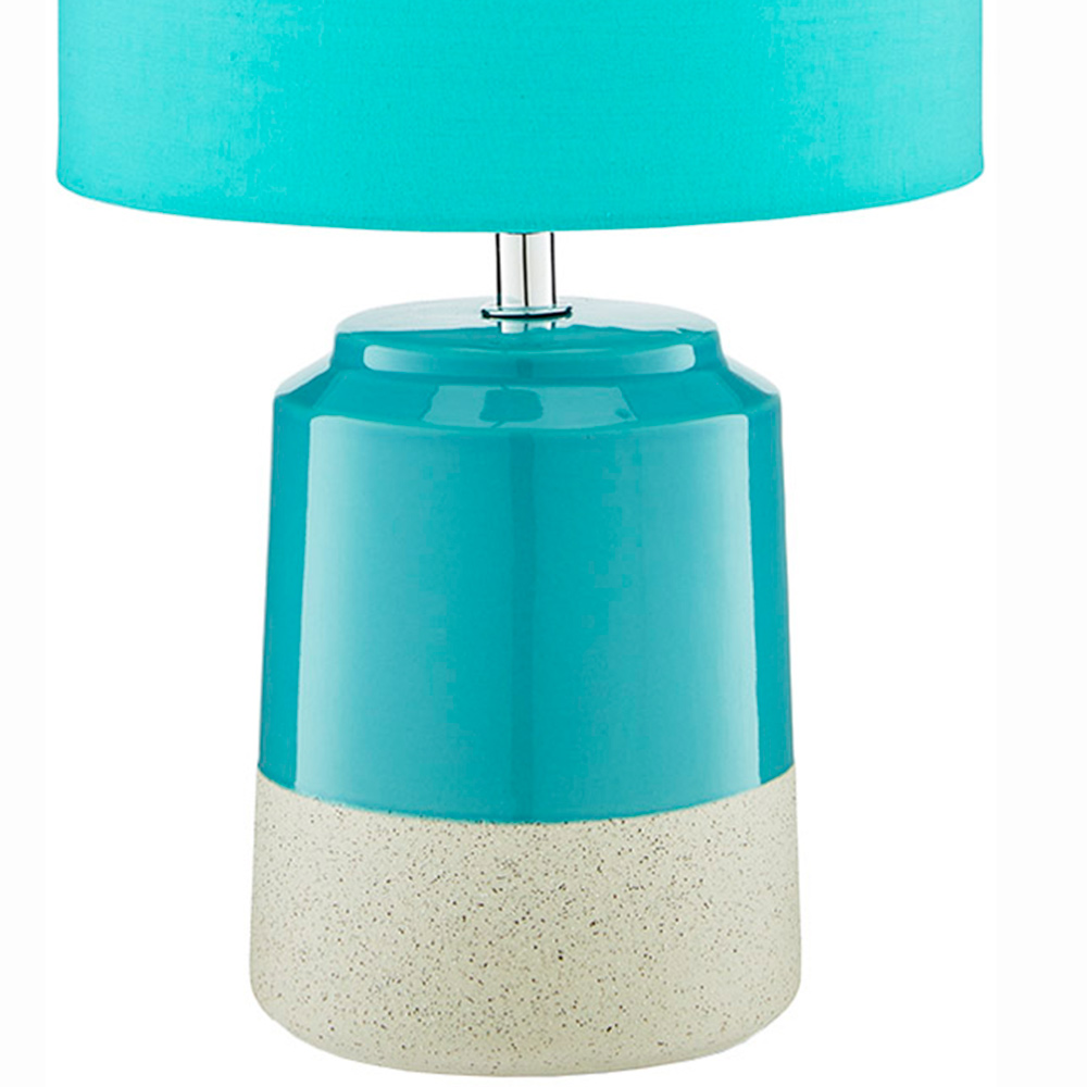 The Lighting and Interiors Turquoise Pop Table Lamp Image 5