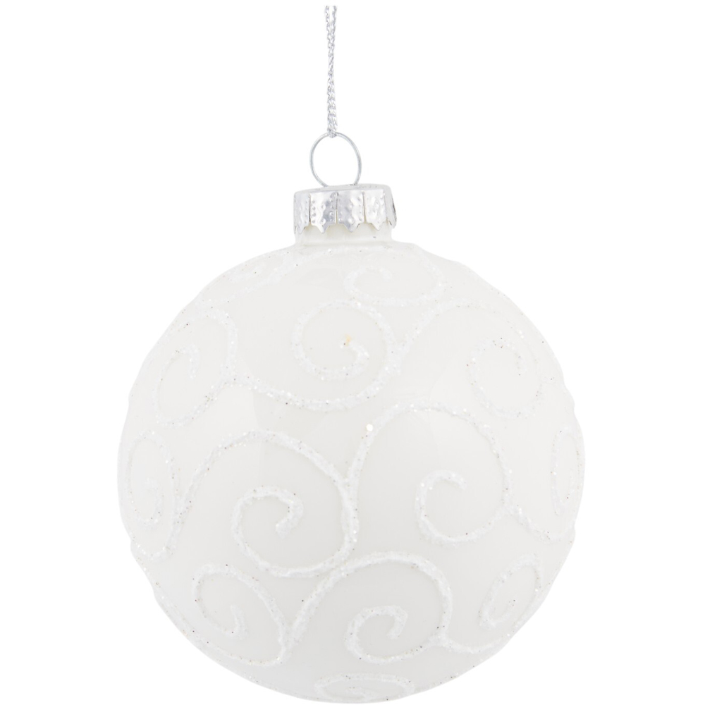 Glitter Swirly Bauble Image 3