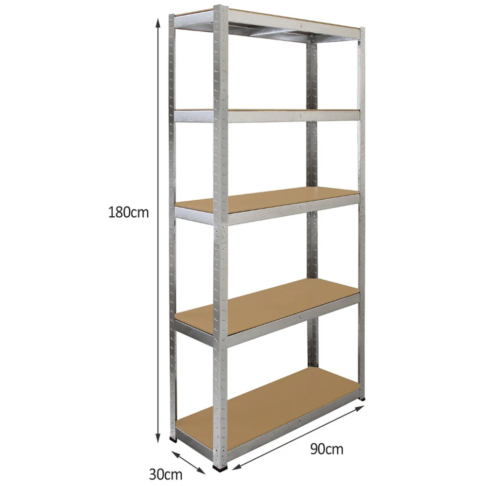 Monster Shop GALWIX Galvanised Racking Units 180 x 90 x 30cm 6 Pack Image 7
