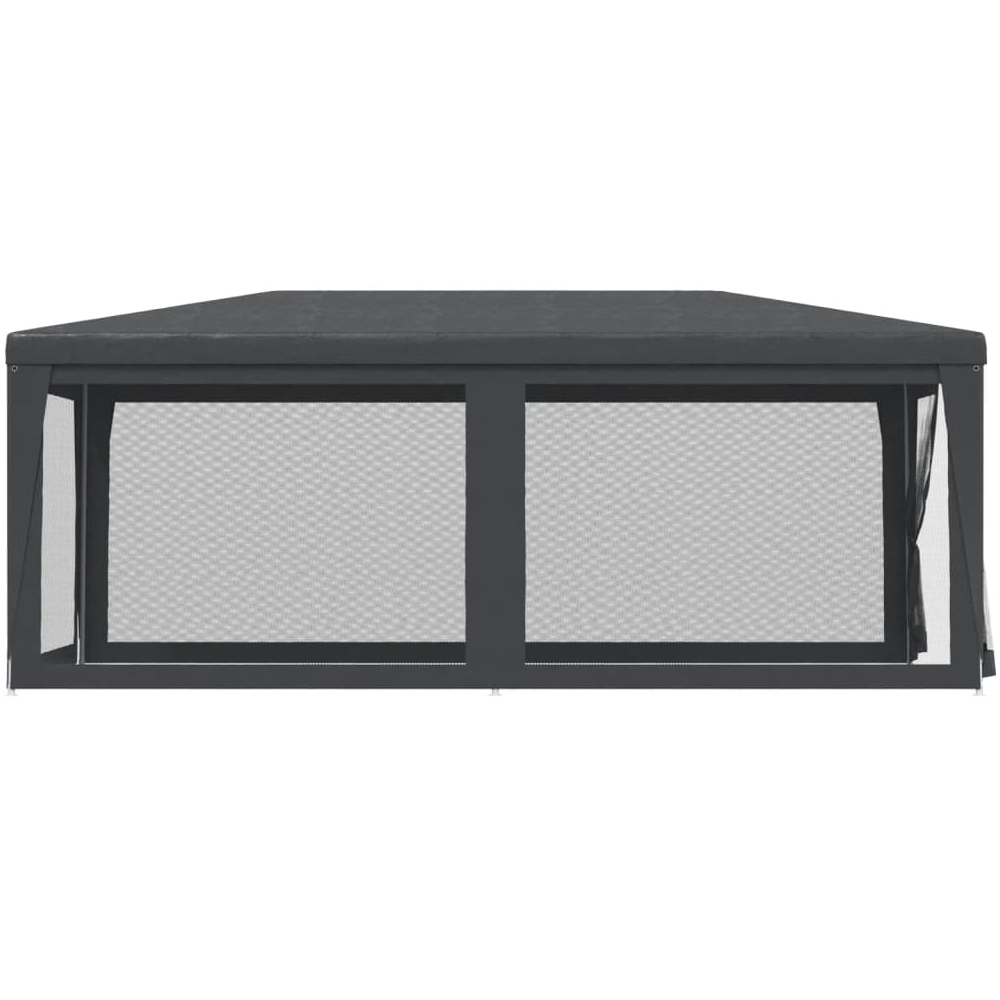 vidaXL 3 x 6m Anthracite Party Tent with Mesh Sidewalls Image 4