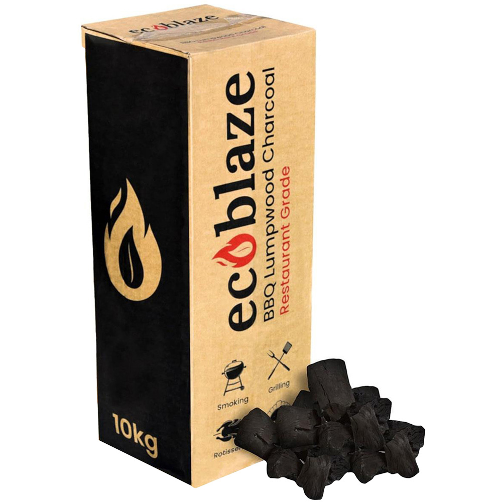 Ecoblaze Restaurant Grade BBQ Lumpwood Charcoal 10 Kg Image 1