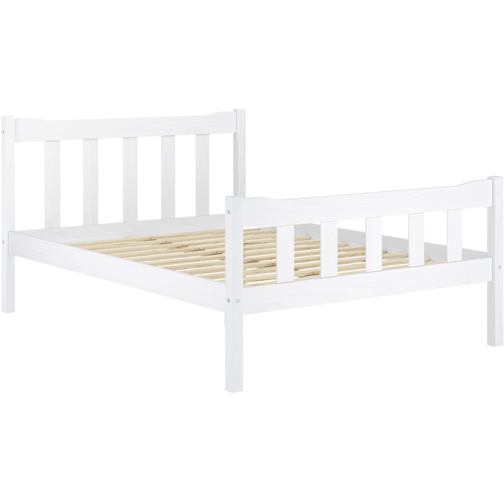 Havana Double White Bed Frame Image 2