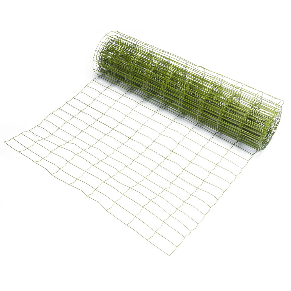 Wilko Green PVC Coated Fence Wire 10m x 90cm Image 2