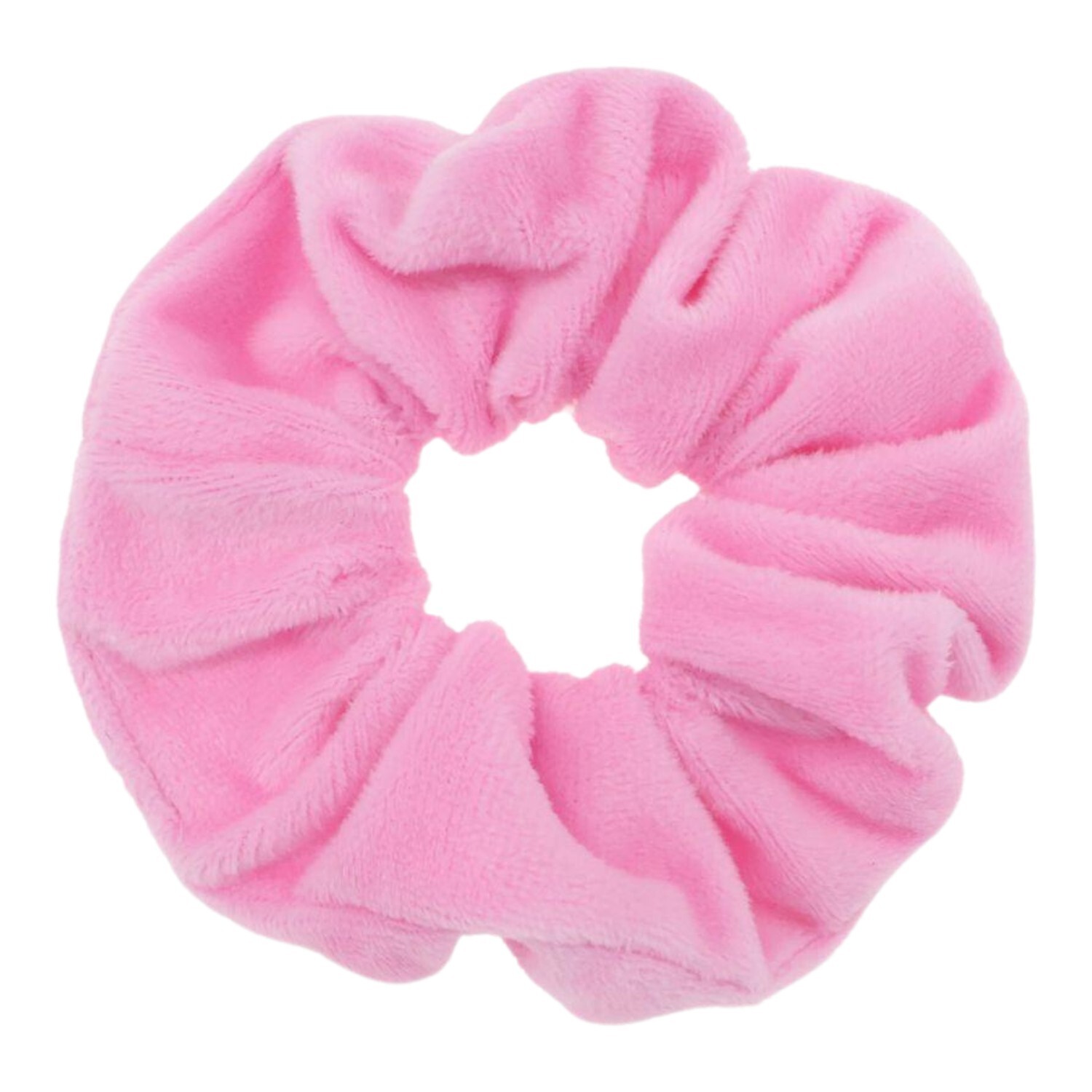 Pack of 2 Fuzzy Scrunchies Pink Image 2