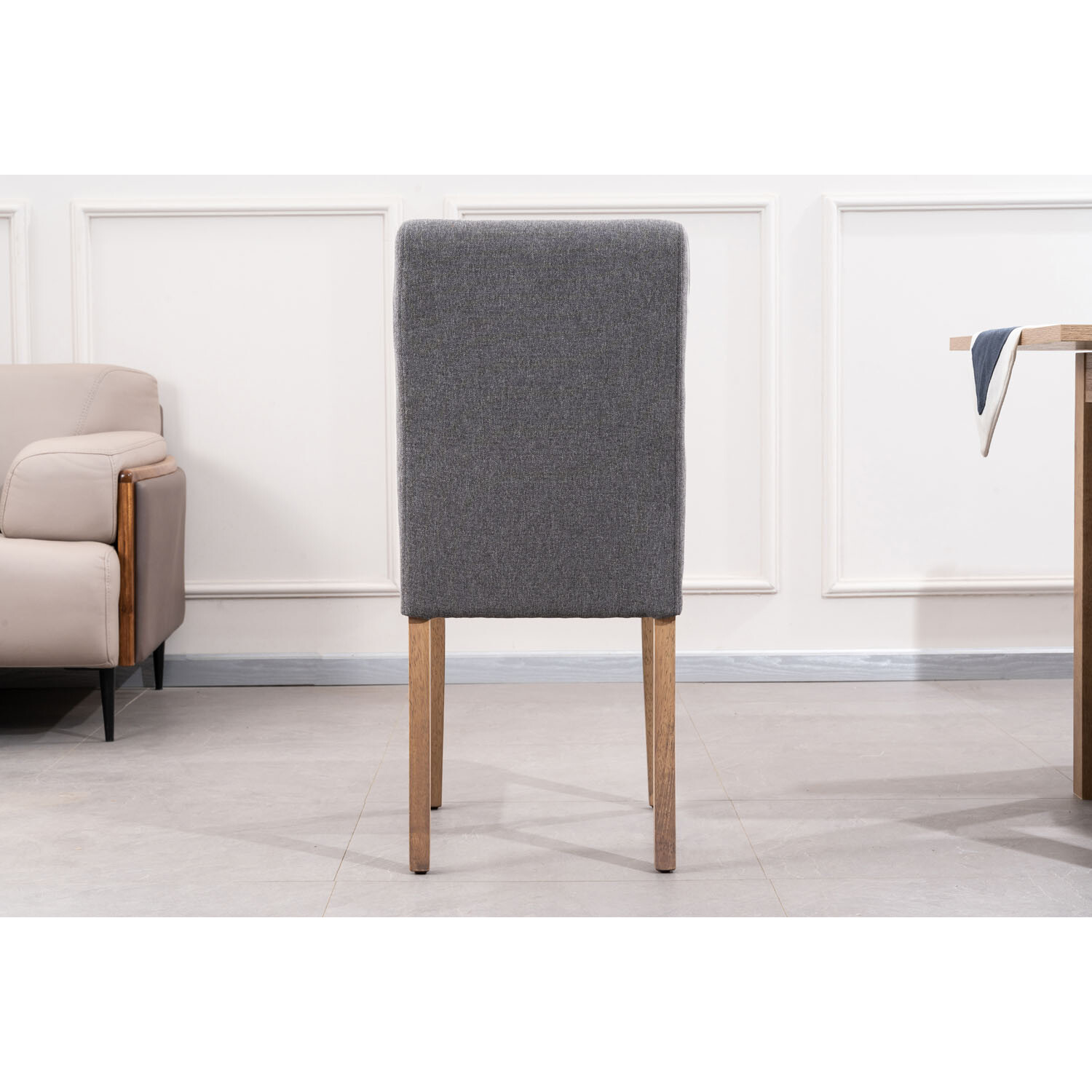 Oxford Grey Chair Pair Image 3