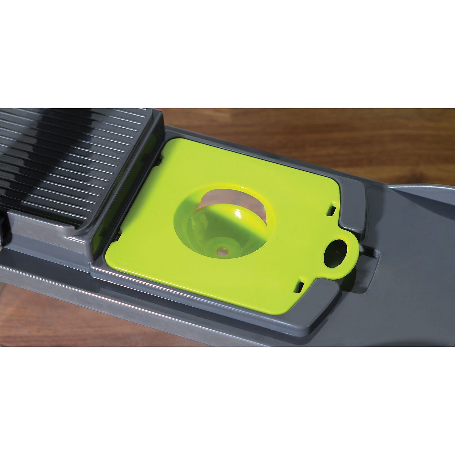 MY Vegetable Cutting Chopper - Grey and Green Image 4