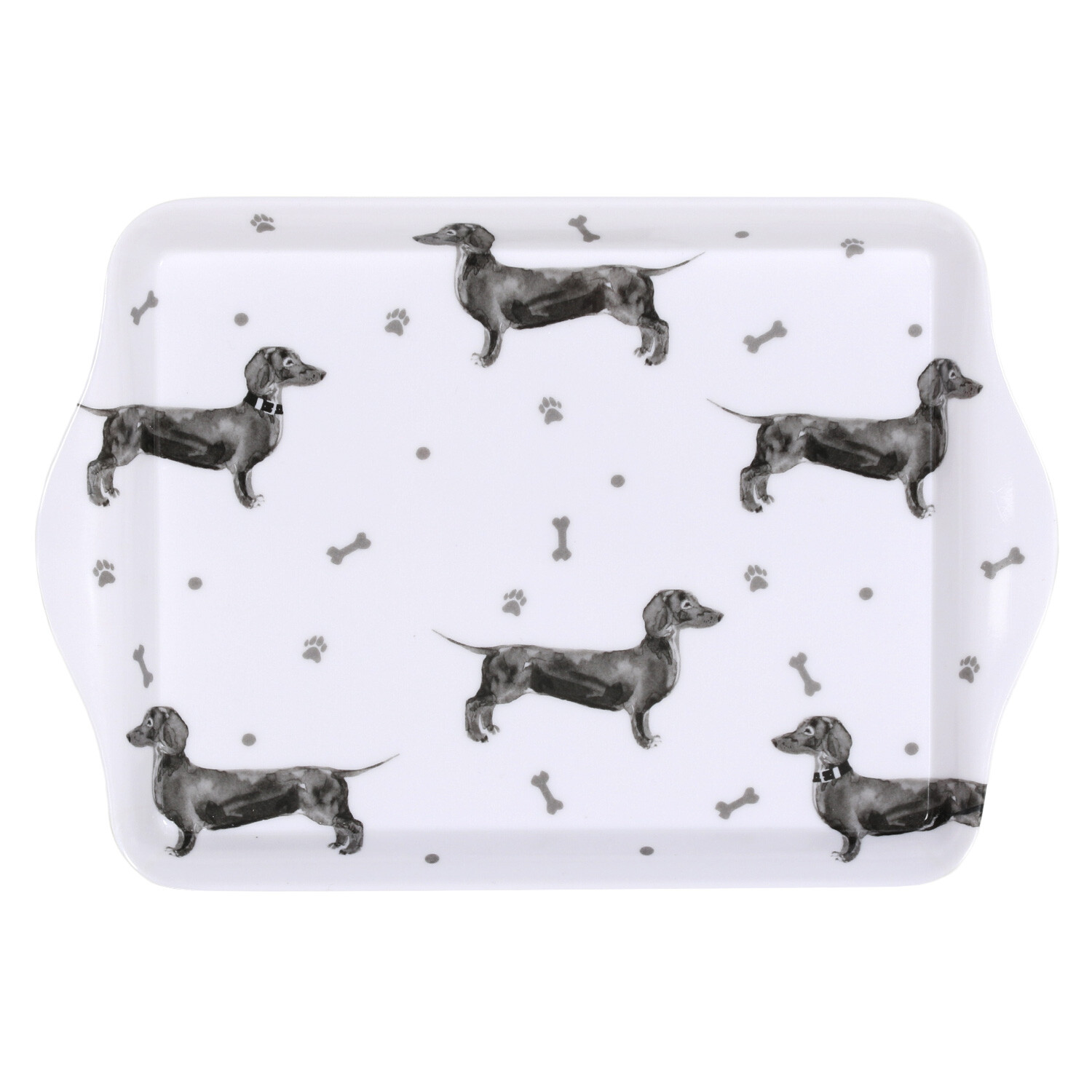 Dexter the Dachshund Tray - White / Trinket Tray Image