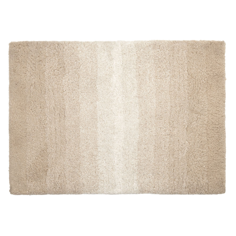 Wilko Ombre Natural Super Soft Rug 120 x 170cm Wilko