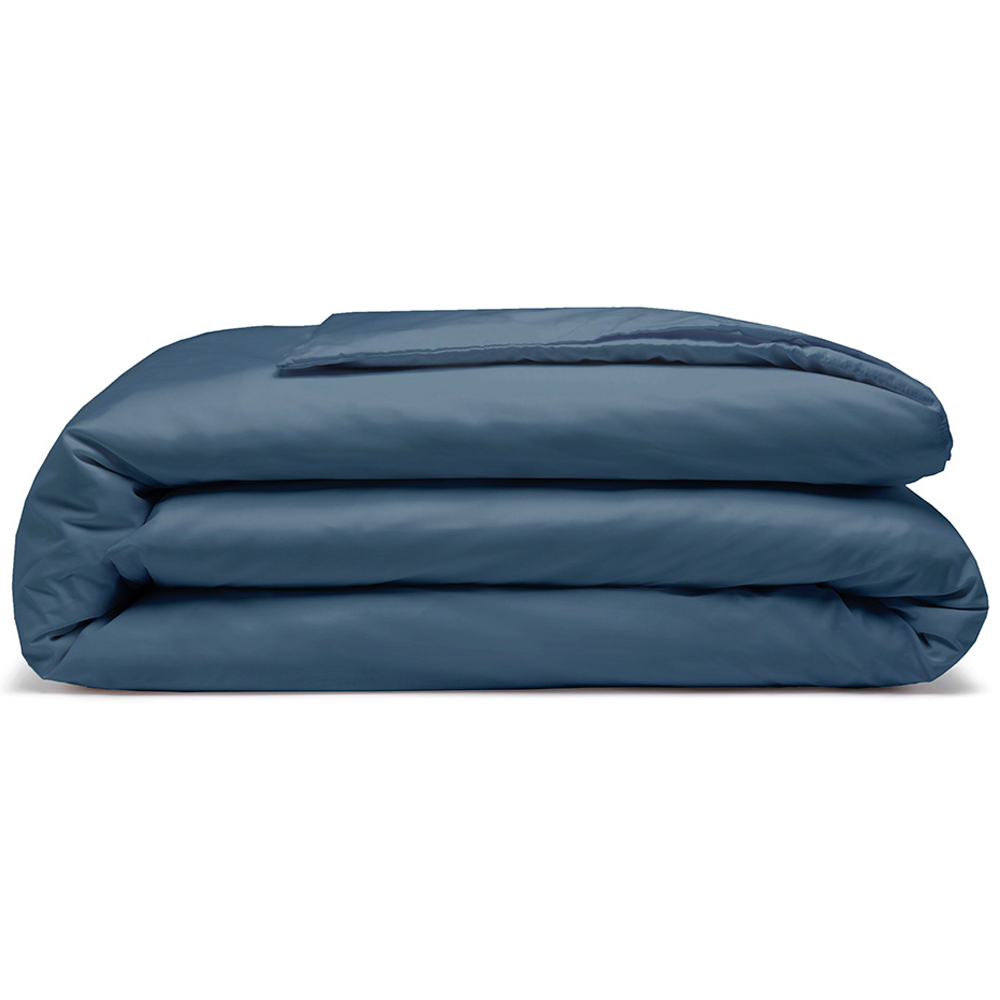 Serene Double Navy Duvet Cover Image 1