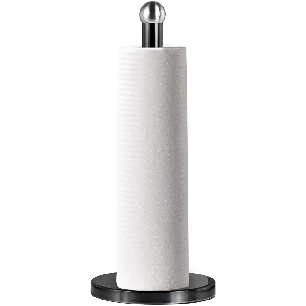 Innoteck Essentials Black Kitchen Paper Towel holder Image 2