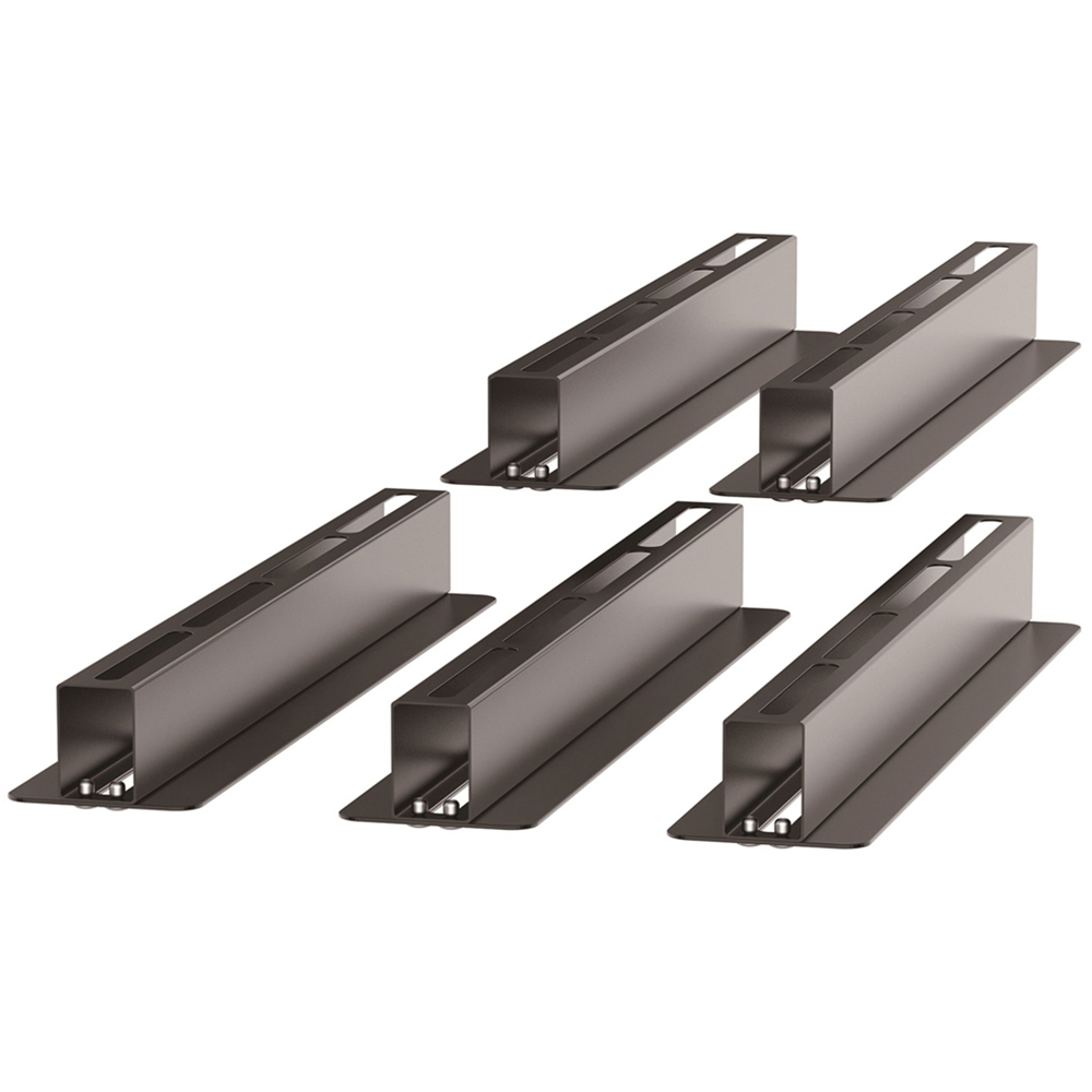Gr8 Home 5 Piece Overhead Storage Utility Bin Rack Brackets Image 1