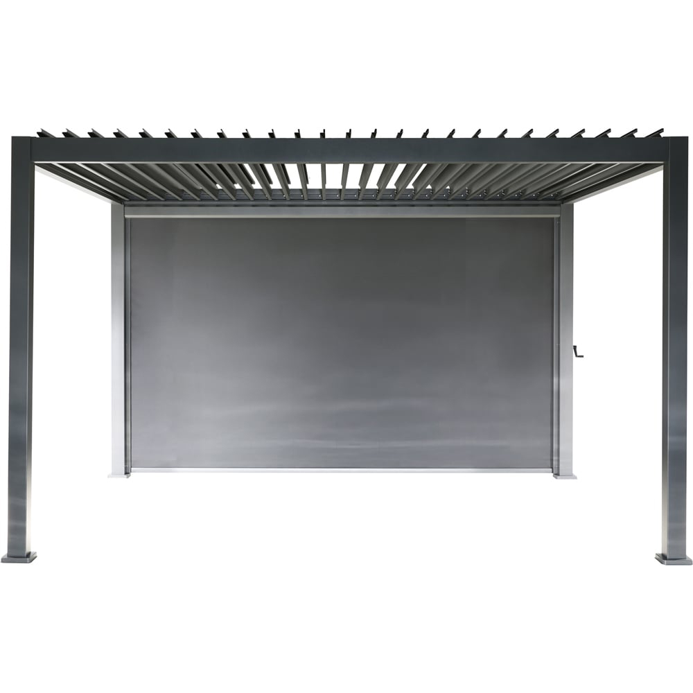 Ibiza Aluminium Pergola Manual Blind 3m Image 2