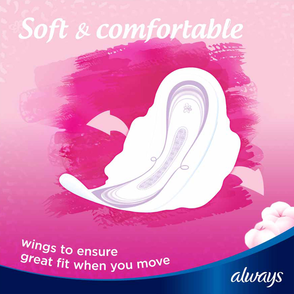 Always Sensitive Normal Plus Sanitary Towels 14 Pack Image 4