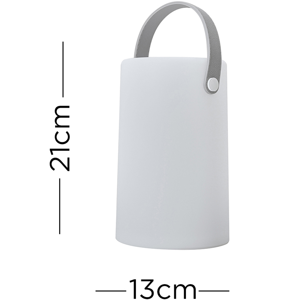 ValueLights Daomu 2 Pack White Mushroom Table Lantern Image 7