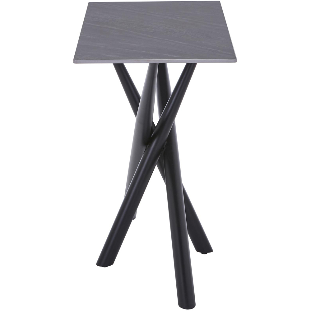 wilko Arlo Grey Wood Grain Ceramic Console Table Image 6