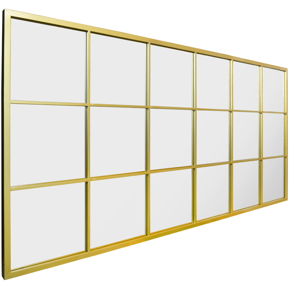 The Fenestra Gold Window Leaner Wall Mirror 174 x 85cm Image 5