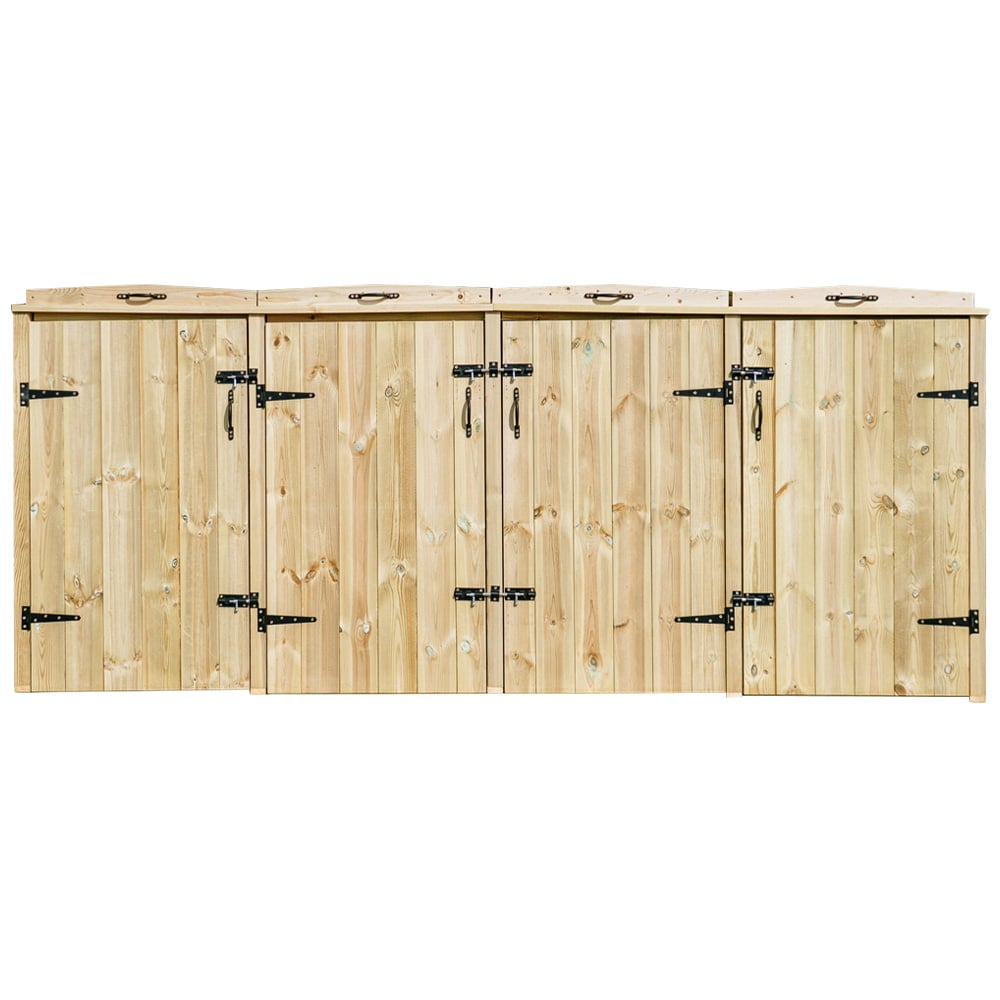 The Garden Village Chatburn 8 Recycle Box Storage shed Image 1