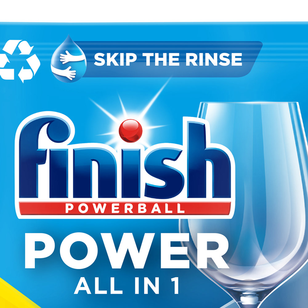 Finish Power All-in-One Lemon Dishwasher Tablets 75 Pack Image 2