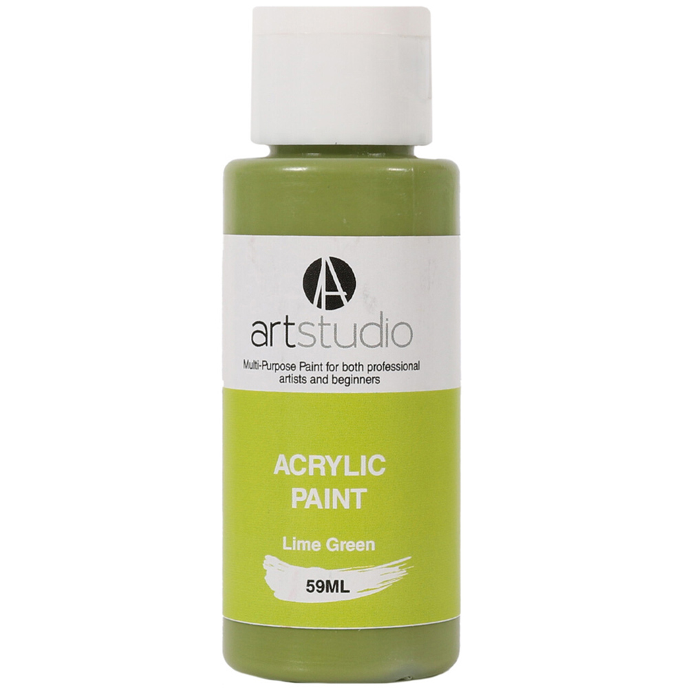 Art Studio Acrylic Paint   - Lime Green / 59ml Image