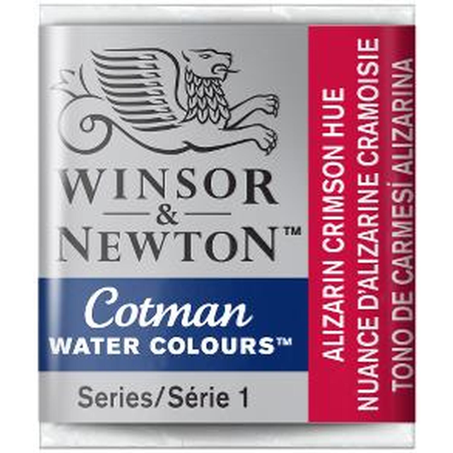 Winsor and Newton Cotman Watercolour Half Pan Paint - Alizarin Crimson Hue Image