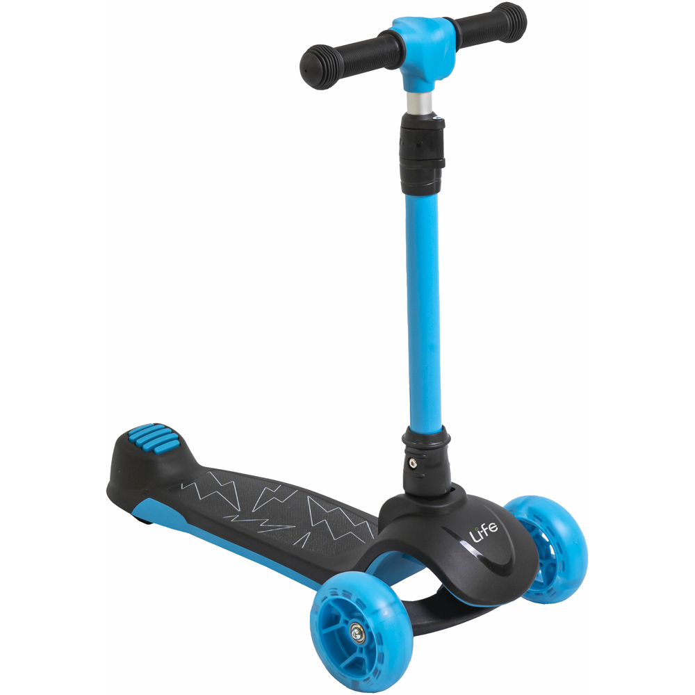 Li-Fe Trilogy Electric Tri-scooter Blue and Black Image 1