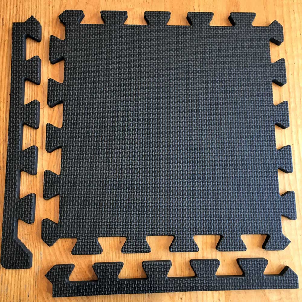 Swift Foundation Warm Floor Black Interlocking Floor Tile for Workshops 20 x 10ft Image 5