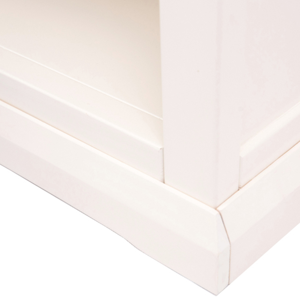 Cosenza 4 Shelf Off White Bookcase Image 7