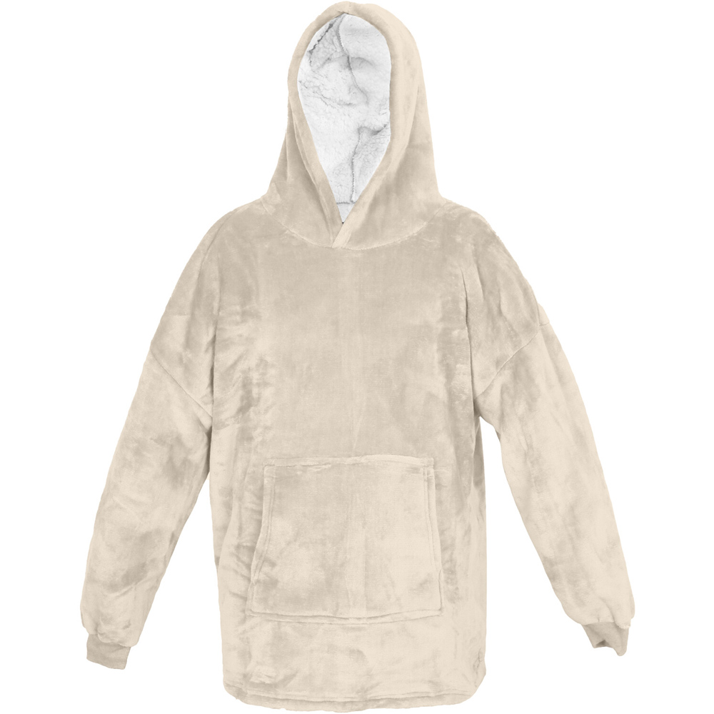 Sherpa Hoodie  - Blush or Cream Image 2