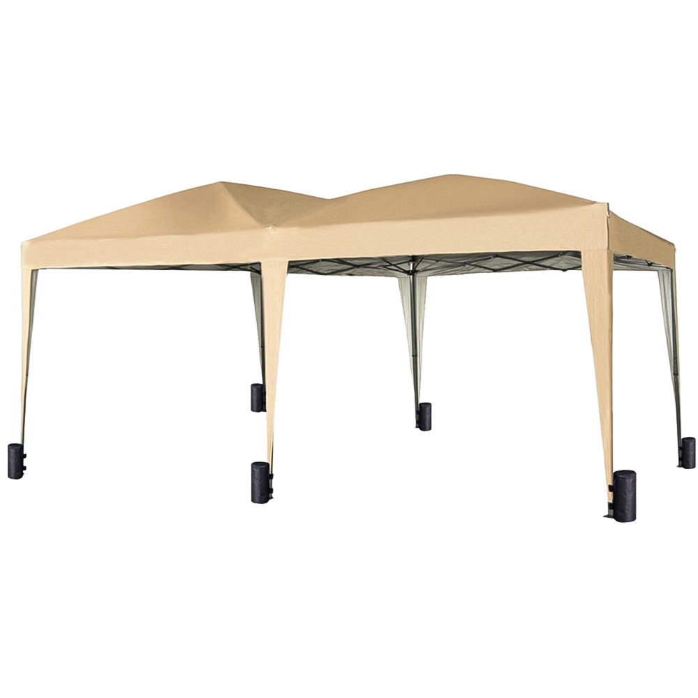 Beige 3 x 6m Pop Up Gazebo Image 2