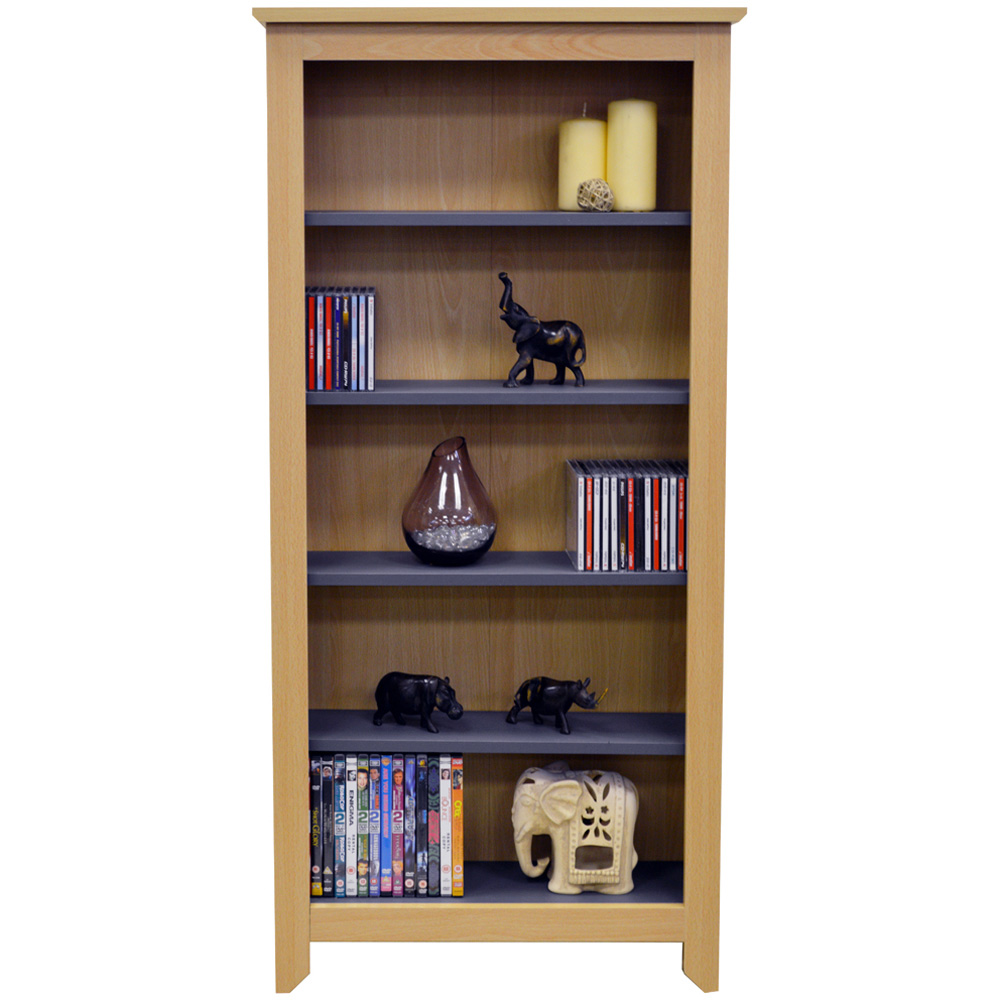 Watsons Manhattan Beech 7 Shelf CD and DVD Media Storage Unit Image 4