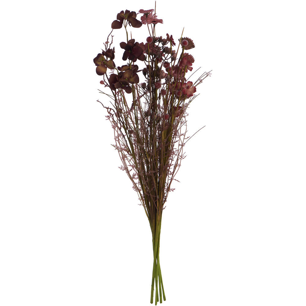 Wilko Purple Dried Meadow Artificial Flower Wilko
