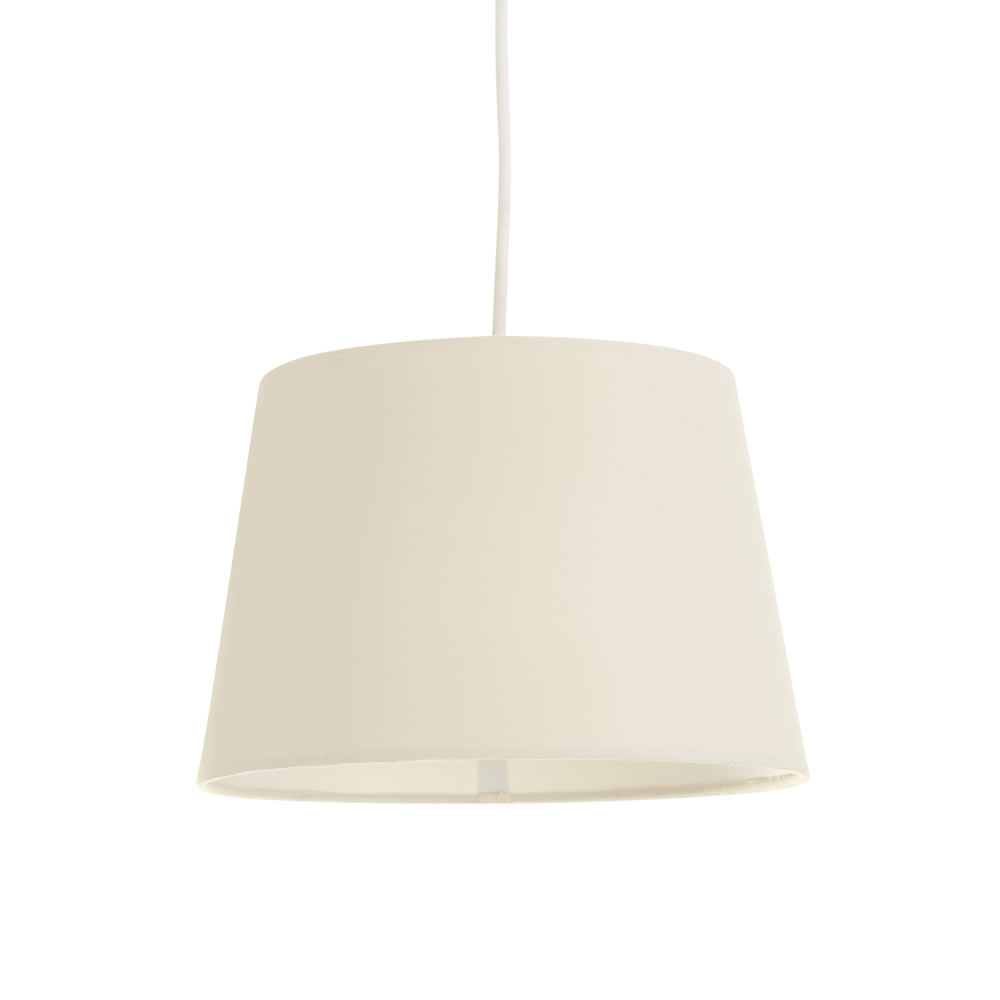Wilko Tapered Cream Light Shade Wilko