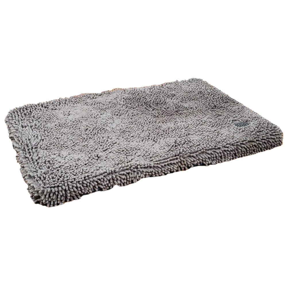 Snug & Cosy Noodle Mat Grey Large Memory Foam Pet Lounger Bed Image 1